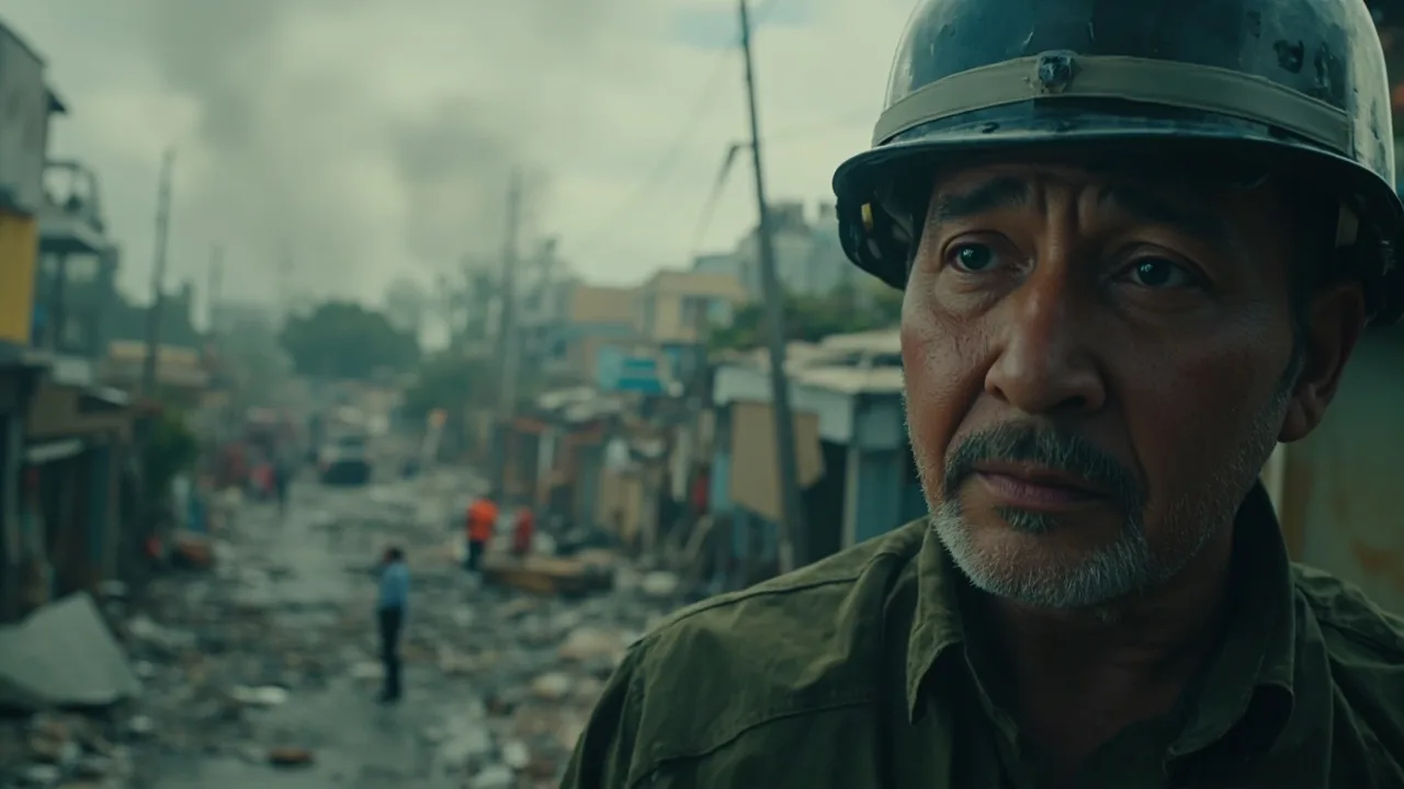 Imagen editada: Terremoto en La Guaira: las viviendas de Chávez que se desplomaron como cartón